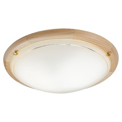 Brilagi - ORBIS Ceiling Light 2xE27/60W/230V, 38 cm diameter, pine