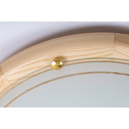 Brilagi - ORBIS Ceiling Light 2xE27/60W/230V, 38 cm diameter, pine