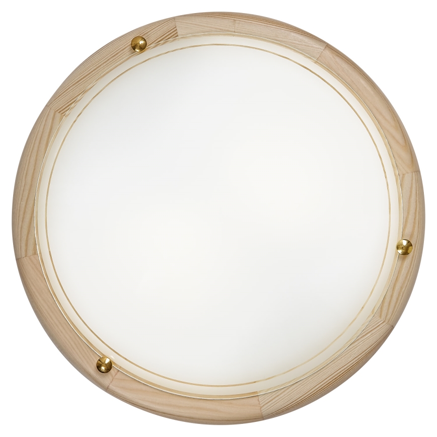 Brilagi - ORBIS Ceiling Light 2xE27/60W/230V, 38 cm diameter, pine