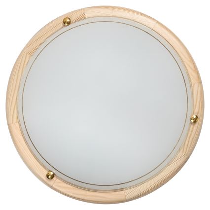 Brilagi - ORBIS Ceiling Light 2xE27/60W/230V, 38 cm diameter, pine