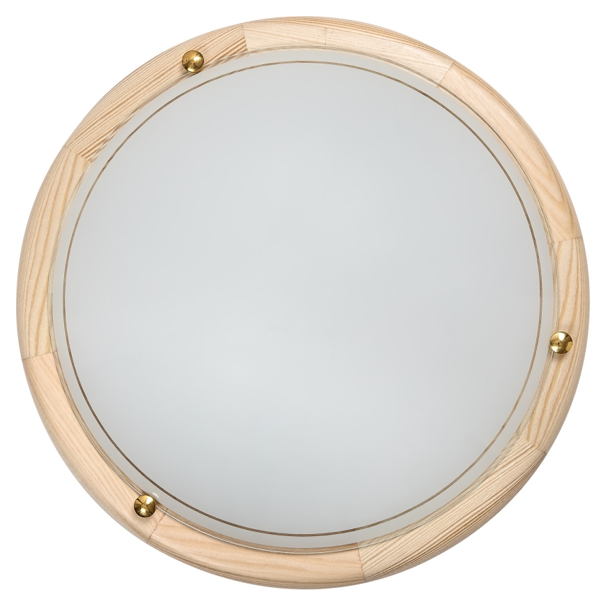 Brilagi - ORBIS Ceiling Light 2xE27/60W/230V, 38 cm diameter, pine