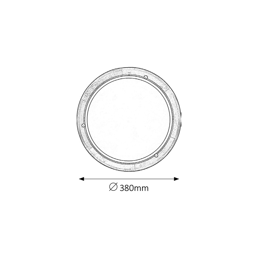 Brilagi - ORBIS Ceiling Light 2xE27/60W/230V, Ø 38 cm, Pine