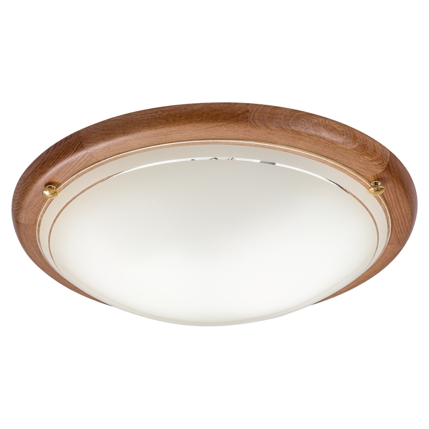 Brilagi - ORBIS Ceiling Light 2×E27/60W/230V, Ø 38 cm, Pine