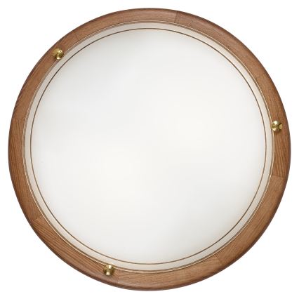 Brilagi - ORBIS Ceiling Light 2×E27/60W/230V, Ø 38 cm, Pine