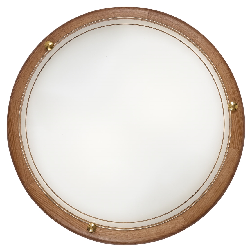 Brilagi - ORBIS Ceiling Light 2×E27/60W/230V, Ø 38 cm, Pine