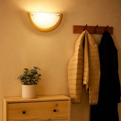 Brilagi - ORBIS Wall Lamp 1xE27/60W/230V, 30 cm, Pine