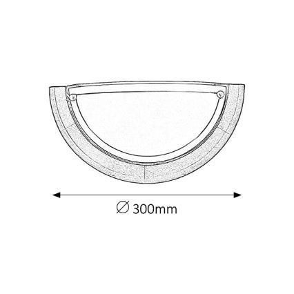 Brilagi - ORBIS Wall Lamp 1xE27/60W/230V, 30 cm, Pine