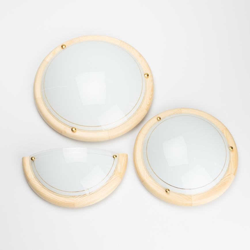 Brilagi - ORBIS Wall Lamp 1xE27/60W/230V, 30 cm, Pine