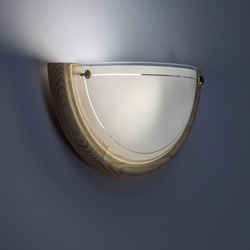 Brilagi - ORBIS Wall Lamp 1xE27/60W/230V, 30 cm, Pine