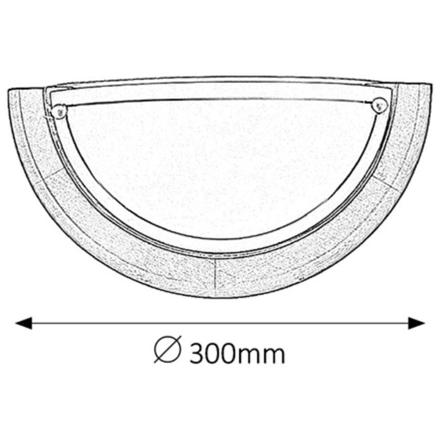 Brilagi - ORBIS Wall Lamp 1xE27/60W/230V, 30 cm, Pine