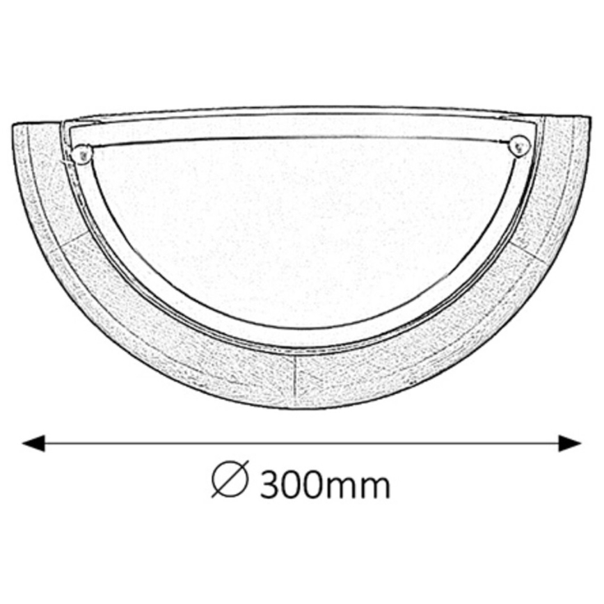 Brilagi - ORBIS Wall Light 1xE27/60W/230V 30 cm Pine
