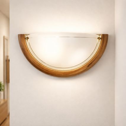 Brilagi - ORBIS Wall Light 1xE27/60W/230V 30 cm Pine