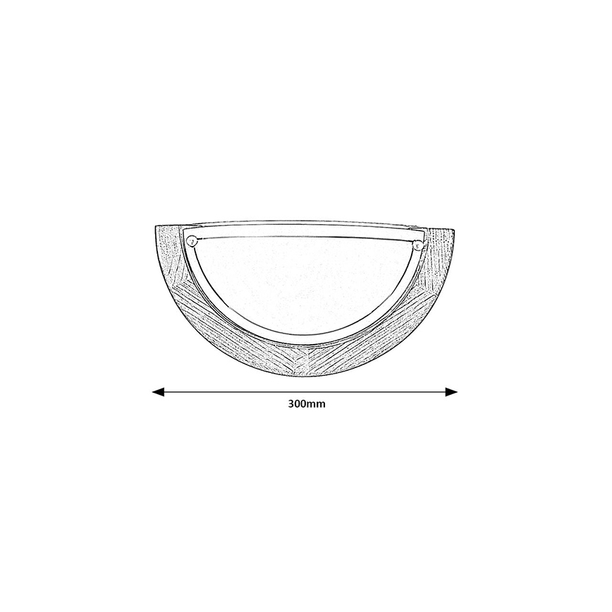 Brilagi - ORBIS Wall Light 1xE27/60W/230V 30 cm Pine