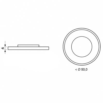 Brilagi - ORELIS Dimmable LED Ceiling Light 80W/230V 3000-6000K Ø50 cm + Remote Control