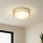 Brilagi - ORINO Ceiling Light 2xE27/40W/230V Ø 27 cm Gold/Oak