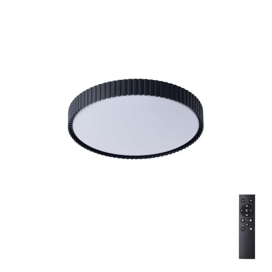 Brilagi - ORINO LED Dimmable Ceiling Light LED/54W/230V 3000-6000K Black dia. 43 cm + remote control