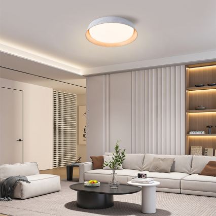 Brilagi - Dimmable LED Ceiling Light ORINO LED/54W/230V 3000-6000K White Ø 43 cm + Remote Control