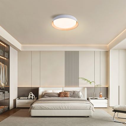 Brilagi - Dimmable LED Ceiling Light ORINO LED/54W/230V 3000-6000K White Ø 43 cm + Remote Control