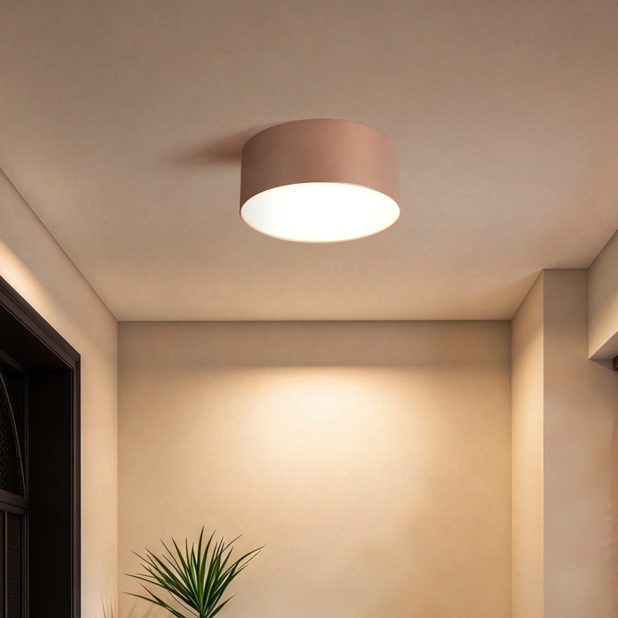 BRILAGI - Outdoor ceiling light FORIS LED/20W/230V Ø 15 cm bronze IP44