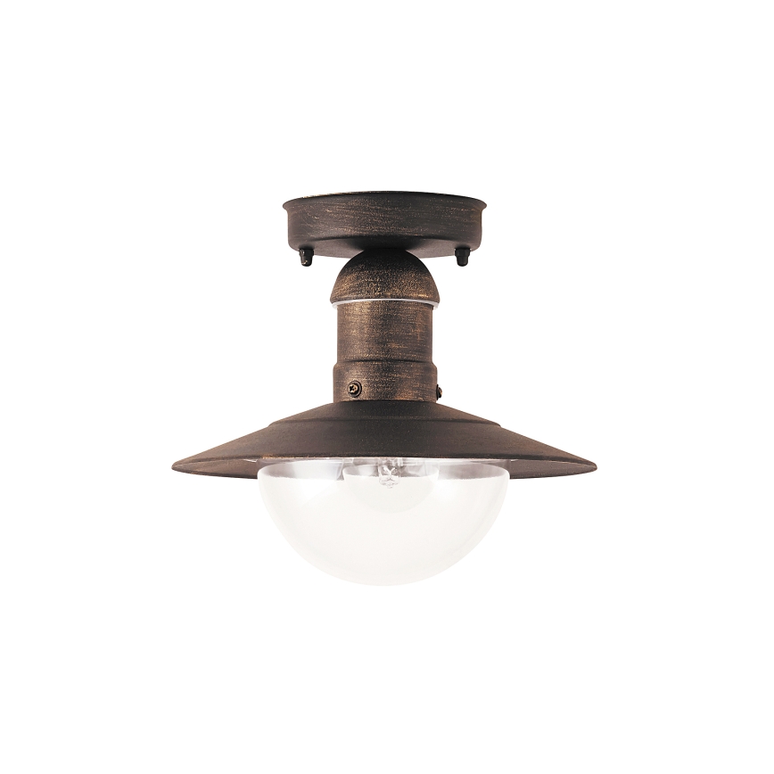 Brilagi - Outdoor Ceiling Light MOLDE 1xE27/60W IP44 Bronze with Patina