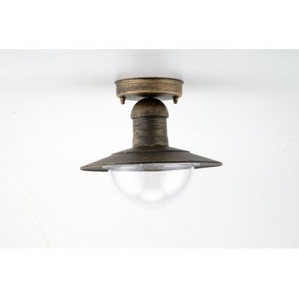 Brilagi - Outdoor Ceiling Light MOLDE 1xE27/60W IP44 Bronze with Patina