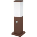 Brilagi - Outdoor Lamp with Sensor, 1xE27/15W/230V, 40 cm, IP44, Brown