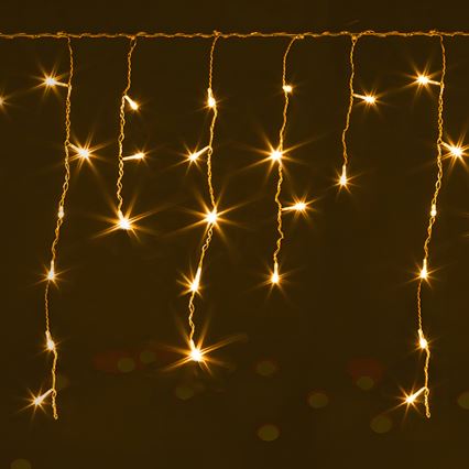 Brilagi - Outdoor LED String Lights, 200 LEDs, 8 modes, 13 x 0.6 m, IP44, Warm White