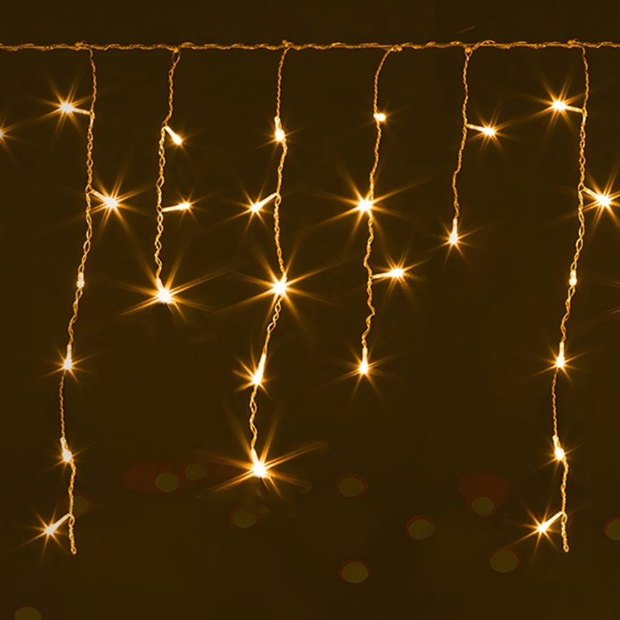 Brilagi - Outdoor LED String Lights, 200 LEDs, 8 modes, 13 x 0.6 m, IP44, Warm White