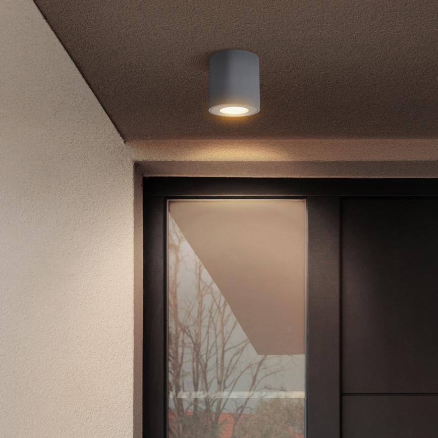 Brilagi - Outdoor spotlight MIA 1xGU10/30W/230V 84x80 mm anthracite IP54