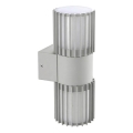 BRILAGI - Outdoor wall light ARMOR 2xGU10/35W/230V IP44 gray