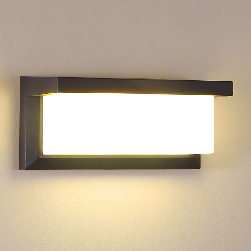 Brilagi - Outdoor wall light BRICKY 1xE27/60W/230V anthracite IP54