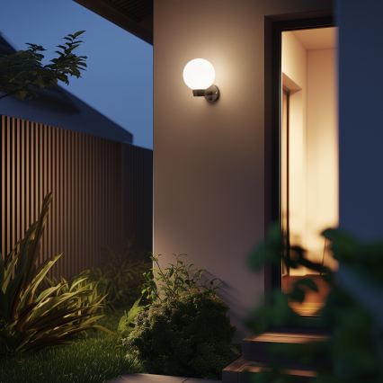 BRILAGI - Outdoor wall light HARBOR 1xE27/40W/230V IP33 anthracite/white