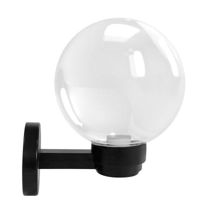 Brilagi - Outdoor wall light HARBOR 1xE27/40W/230V IP33 black/clear