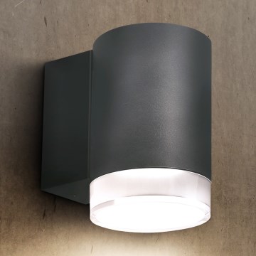 Brilagi - Outdoor wall light MATERA 1xGU10/30W/230V anthracite IP54