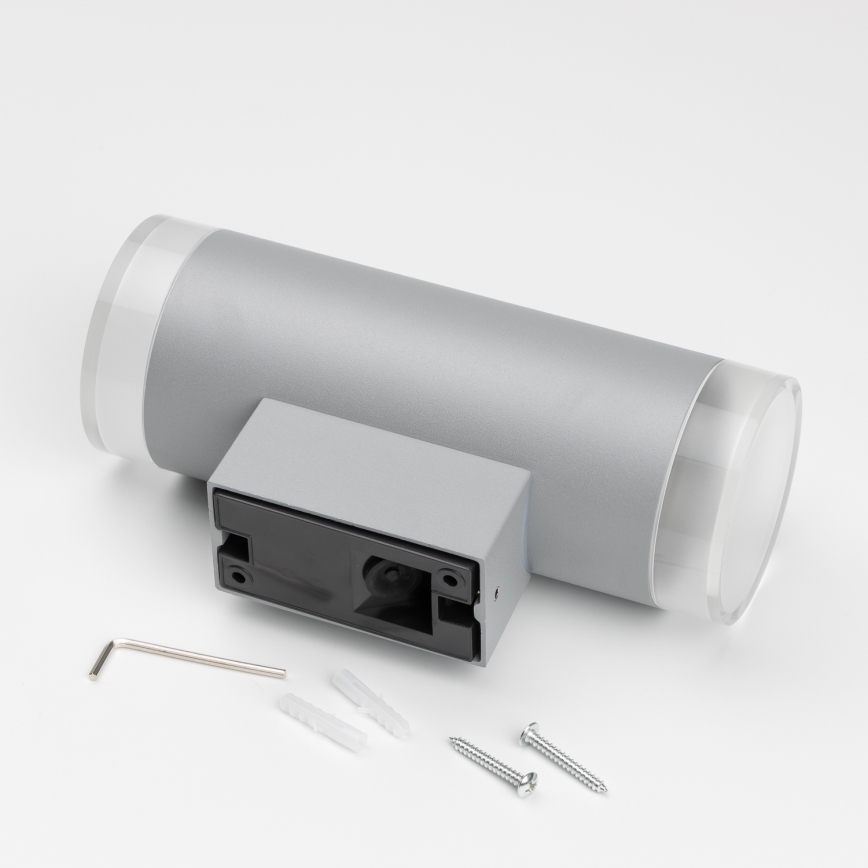 Brilagi - Outdoor wall light MATERA 2xGU10/30W/230V grey IP54