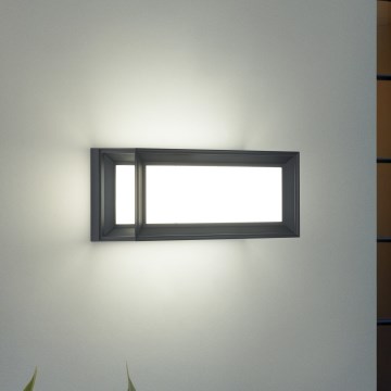 Brilagi - Outdoor Wall Light PARKER 1xE27/60W/230V Anthracite IP44