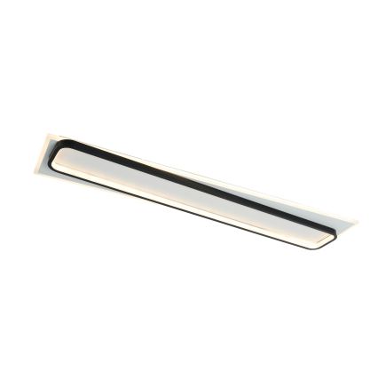 Brilagi - OUTLINE Dimmable LED Ceiling Light LED/90W/230V 3000-6000K 18x100 cm white/black + remote control