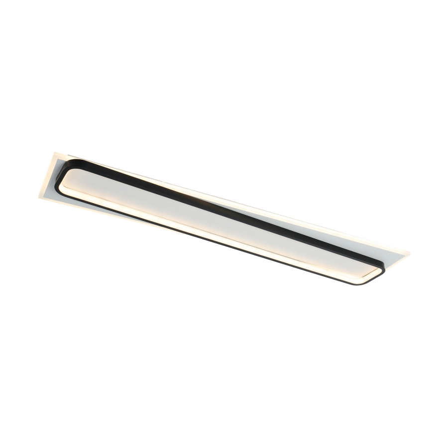 Brilagi - OUTLINE Dimmable LED Ceiling Light LED/90W/230V 3000-6000K 18x100 cm white/black + remote control