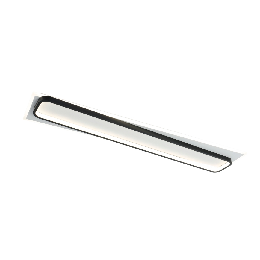 Brilagi - OUTLINE Dimmable LED Ceiling Light LED/90W/230V 3000-6000K 18x100 cm white/black + remote control