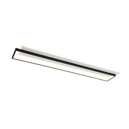 Brilagi - OUTLINE Dimmable LED ceiling light LED/90W/230V 3000-6000K 18x100 cm white/black + remote control