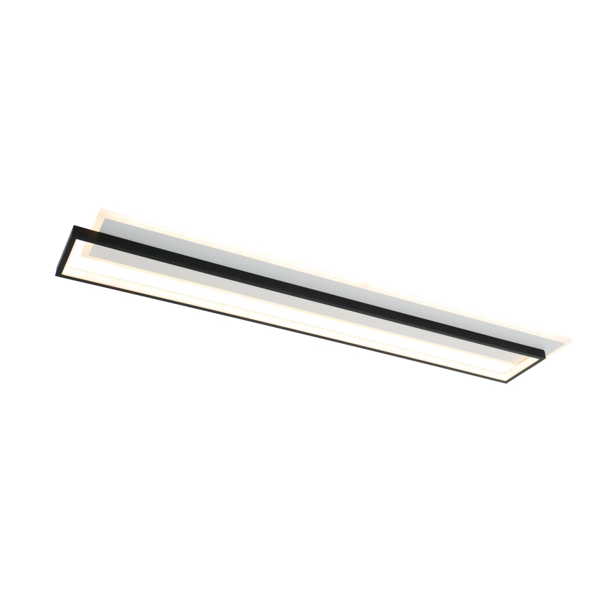 Brilagi - OUTLINE Dimmable LED ceiling light LED/90W/230V 3000-6000K 18x100 cm white/black + remote control
