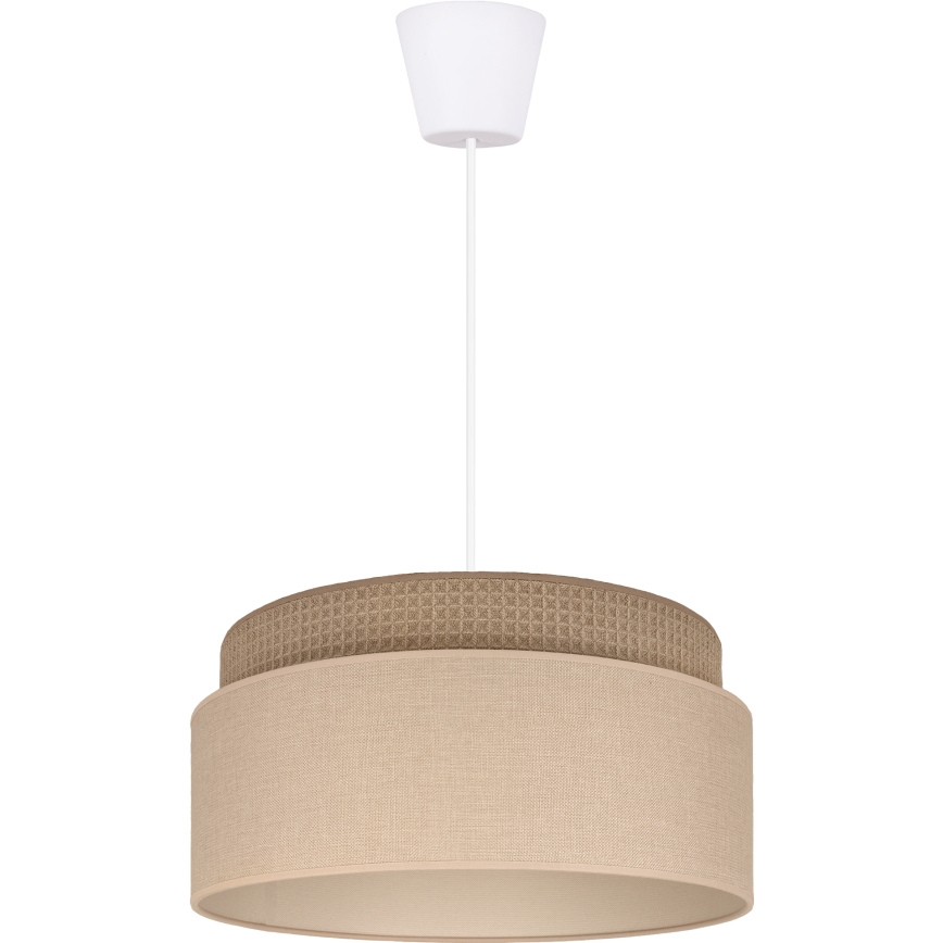 Brilagi - PADOVA Cable Pendant Light 1xE27/60W/230V Ø 40 cm Beige