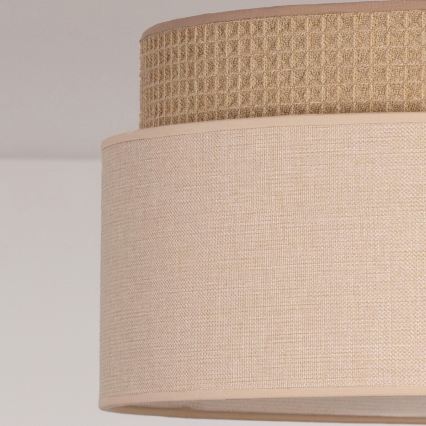 Brilagi - PADOVA Cable Pendant Light 1xE27/60W/230V Ø 40 cm Beige