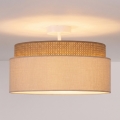 Brilagi - PADOVA flush-mount ceiling light 1xE27/60W/230V Ø 40 cm beige