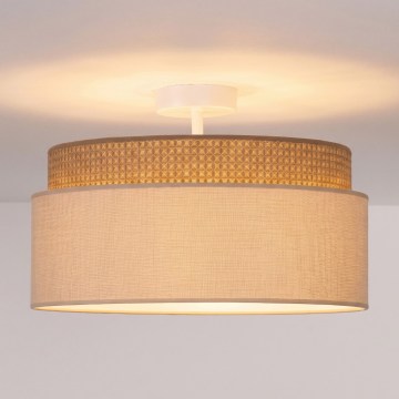 Brilagi - PADOVA flush-mount ceiling light 1xE27/60W/230V Ø 40 cm beige