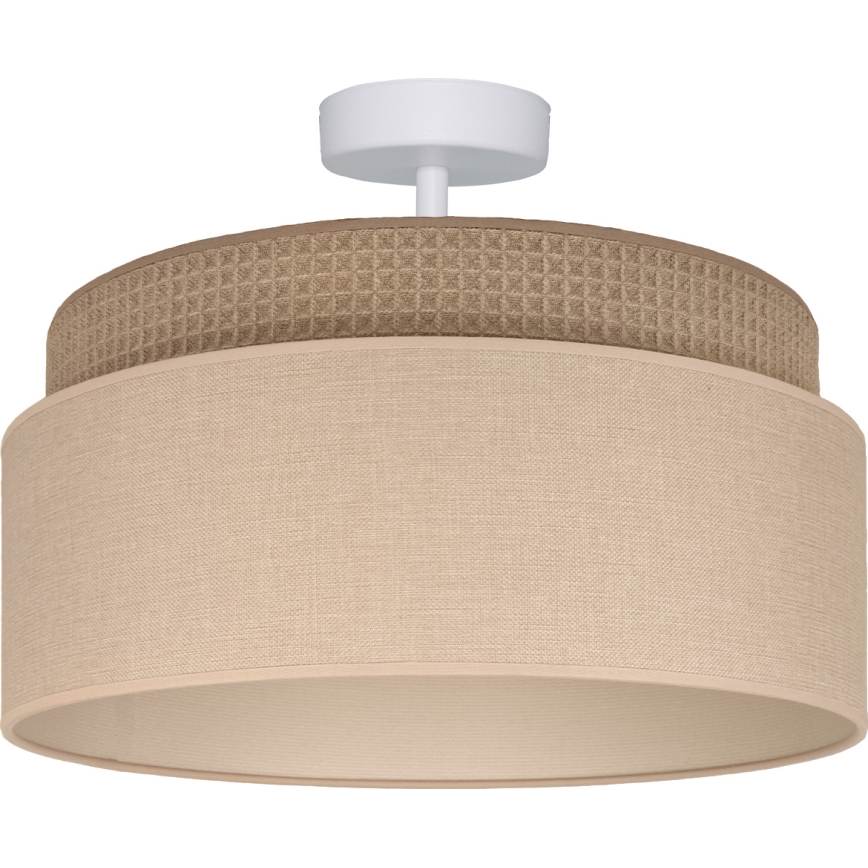 Brilagi - PADOVA flush-mount ceiling light 1xE27/60W/230V Ø 40 cm beige