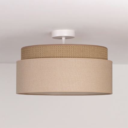 Brilagi - PADOVA flush-mount ceiling light 1xE27/60W/230V Ø 40 cm beige