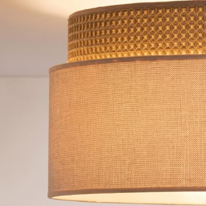 Brilagi - PADOVA flush-mount ceiling light 1xE27/60W/230V Ø 40 cm beige