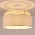 Brilagi - PADOVA Flush-mounted ceiling light 1xE27/60W/230V Ø 40 cm cream