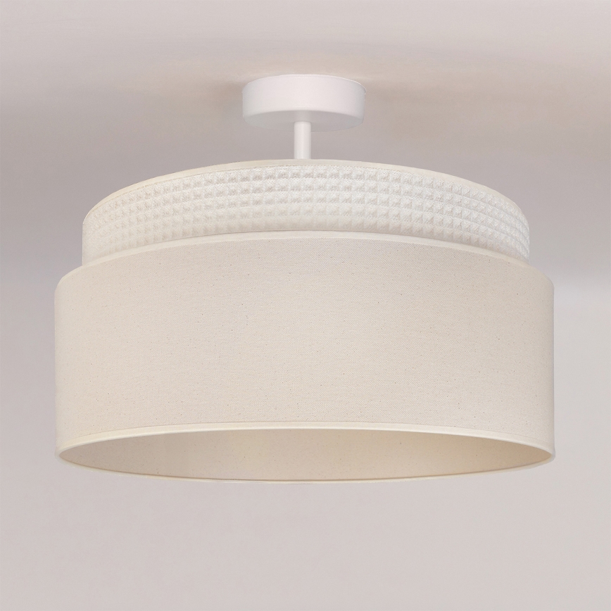 Brilagi - PADOVA Flush-mounted ceiling light 1xE27/60W/230V Ø 40 cm cream